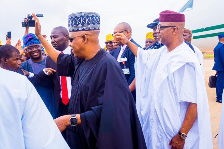 Dapo Abiodun, governor of Ogun state, and Vice-President Kashim Shettima