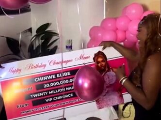 BBNaija Chinwe gets birthday gift