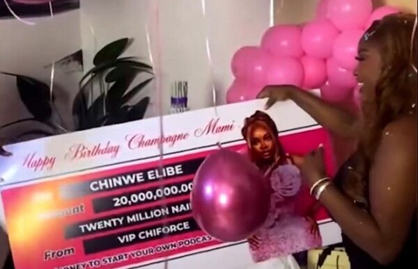 BBNaija Chinwe gets birthday gift