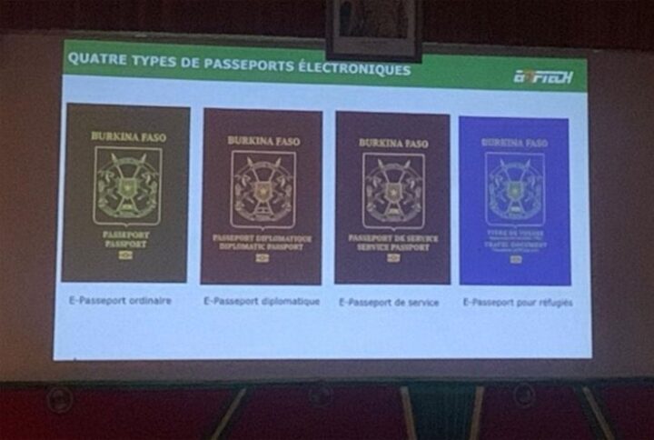 Burkina Faso biometric passport