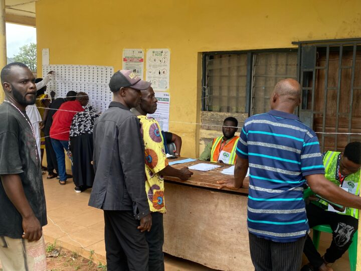 photos from the 2024 Edo elections