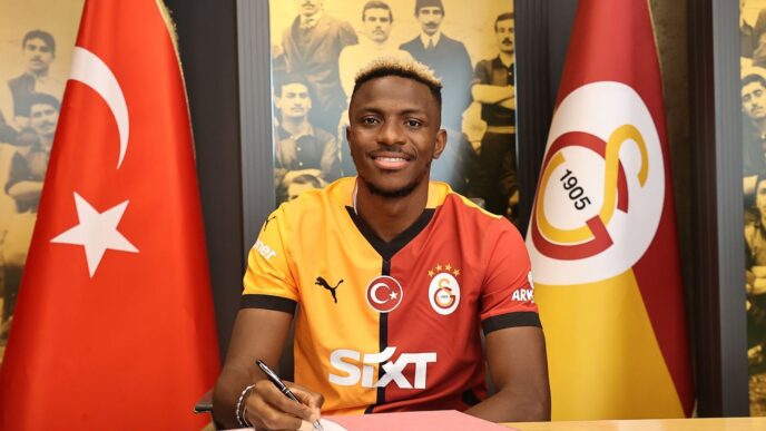 Victor Osimhen signs with Galatasaray on loan