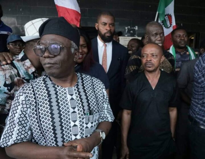 Femi Falana and Joe Ajaero