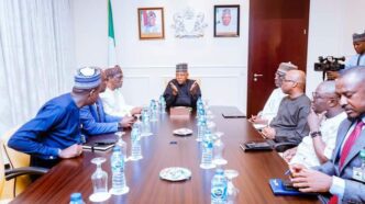 Shettima presiding over the meeting