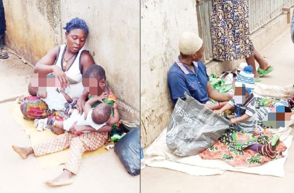 Street begging in Anambra, south-east Nigeria