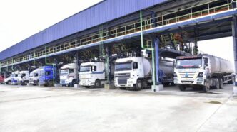 First set of NNPC trucks lift petrol at Dangote refinery