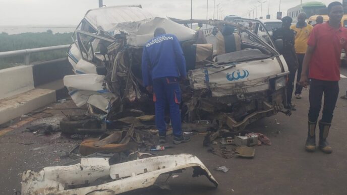 Accident on Third Mainland bridge on Monday, September 16, 2024