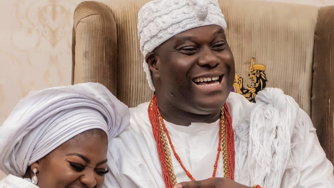 Ooni and wife Folashade