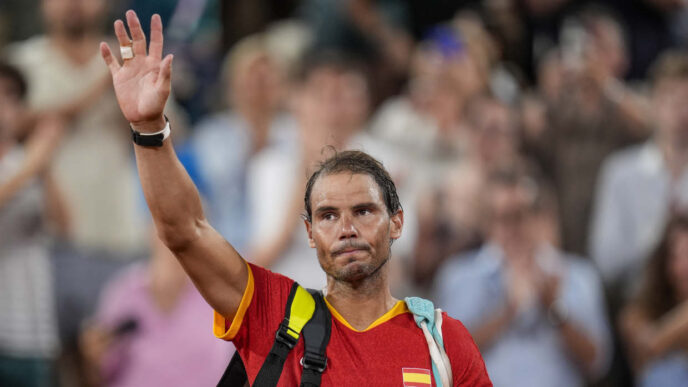 Rafael Nadal announces his retirement from tennis Photo credit: AP