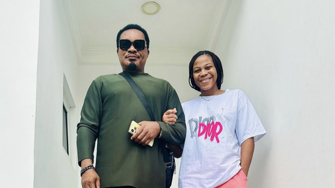 Jerry Amilo and daughter Chidera