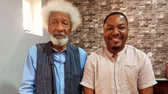 Joshua Ojo and Wole Soyinka