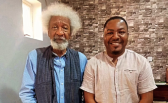 Joshua Ojo and Wole Soyinka