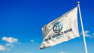 World bank flag