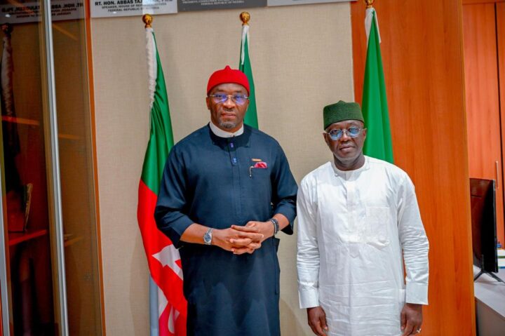 Benjamin Kalu (left) and Ahmed Tijani