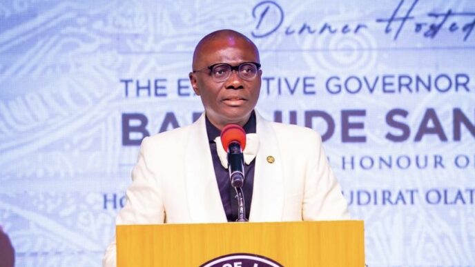 Babajide Sanwo-Olu, governor of Lagos state