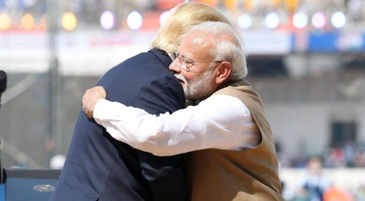 File photo of India PM Narendra Modi and Donald Trump