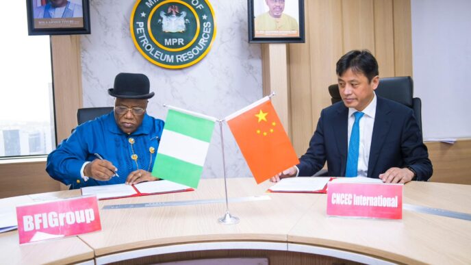 Nigeria and China firm