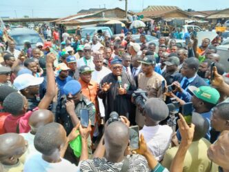 Peter Obi campaigning in Ondo