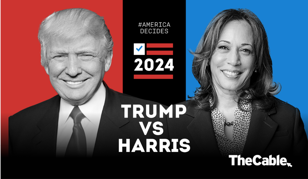 Trump vs Harris in the US election