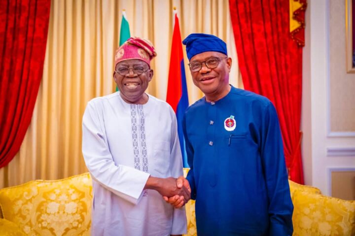 Bola Tinubu and Nyesom Wike