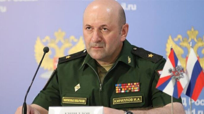 Igor Kirillov, a general who headed Russia's radiological, biological, and chemical protection forces