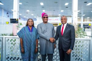 Keyamo inaugurates E-gate, CNG-powered buses at Lagos airport