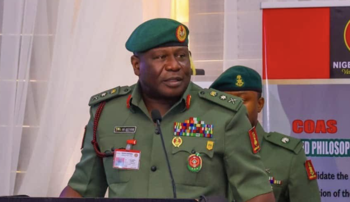 Olufemi Oluyede, chief of army staff (COAS)