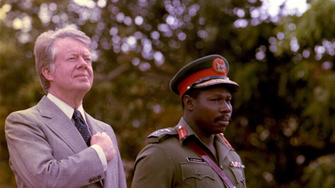 Carter, as US president, visited Nigeria in 1978 when Obasanjo was military head of state