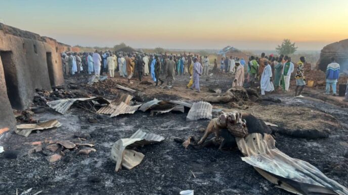 scene of Sokoto air strike