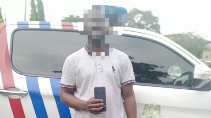 Suspect arrested for stealing phone in eatery