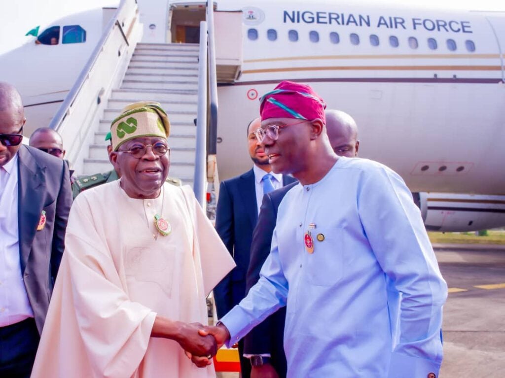 Tinubu arrives Lagos for Christmas, New Year celebrations | TheCable