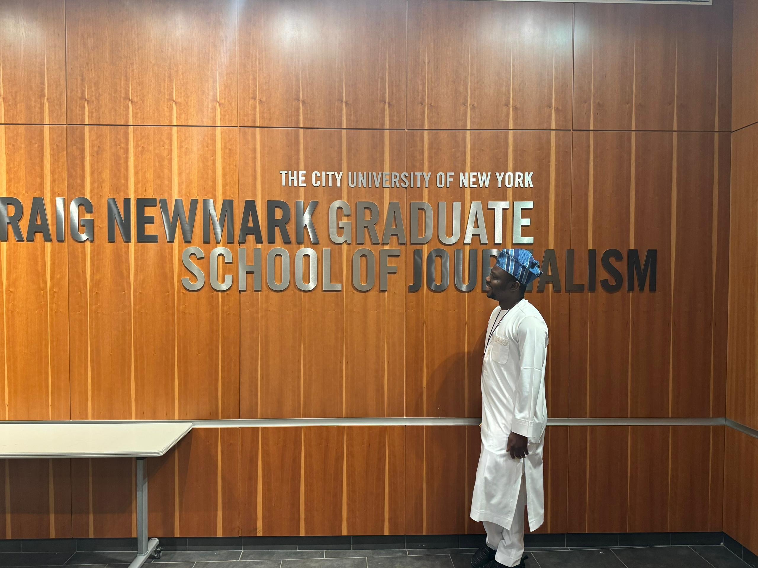 Olasupo at the Craig Newmark Graduate School of Journalism