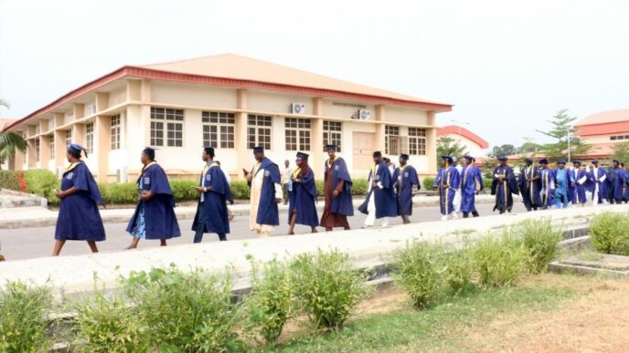 Students at the Federal University of Lokoja