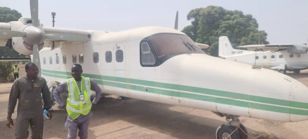 Dornier DO-228 aircraft that had been grounded for 23 years before revival