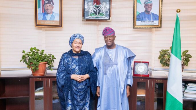 Wale Edun, Amina Mohammed meet to strengthen Nigeria-UN collaboration for economic growth