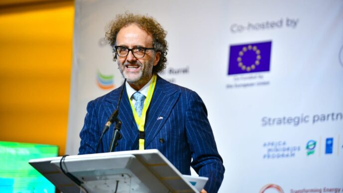 Massimo De Luca, head of corporation of the EU delegation to Nigeria and ECOWAS