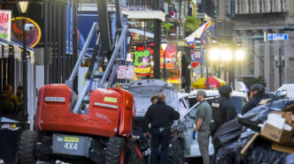 New Orleans attack scene. Photo credit: France 24