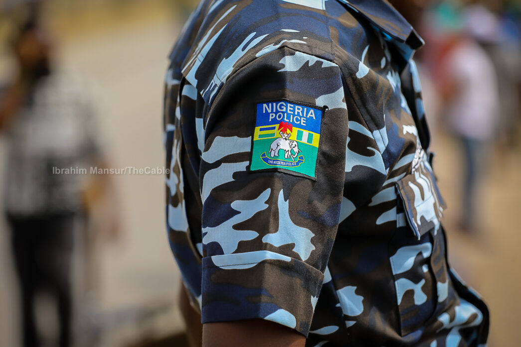 TheCable stock photo of Nigeria Police officer