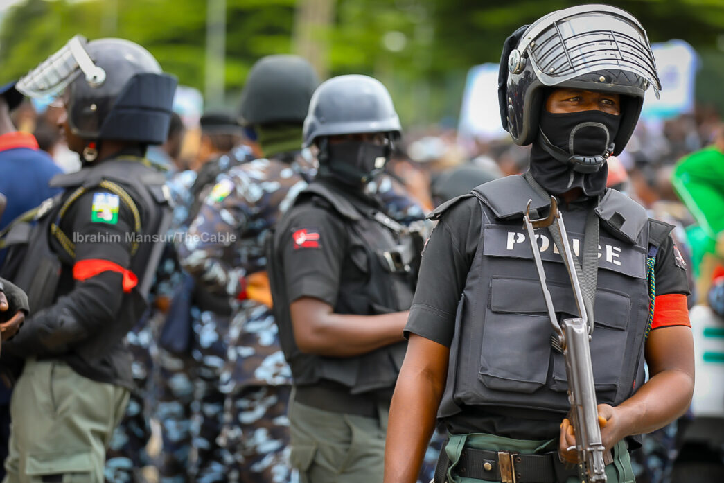 TheCable stock photo of Nigeria Police officers