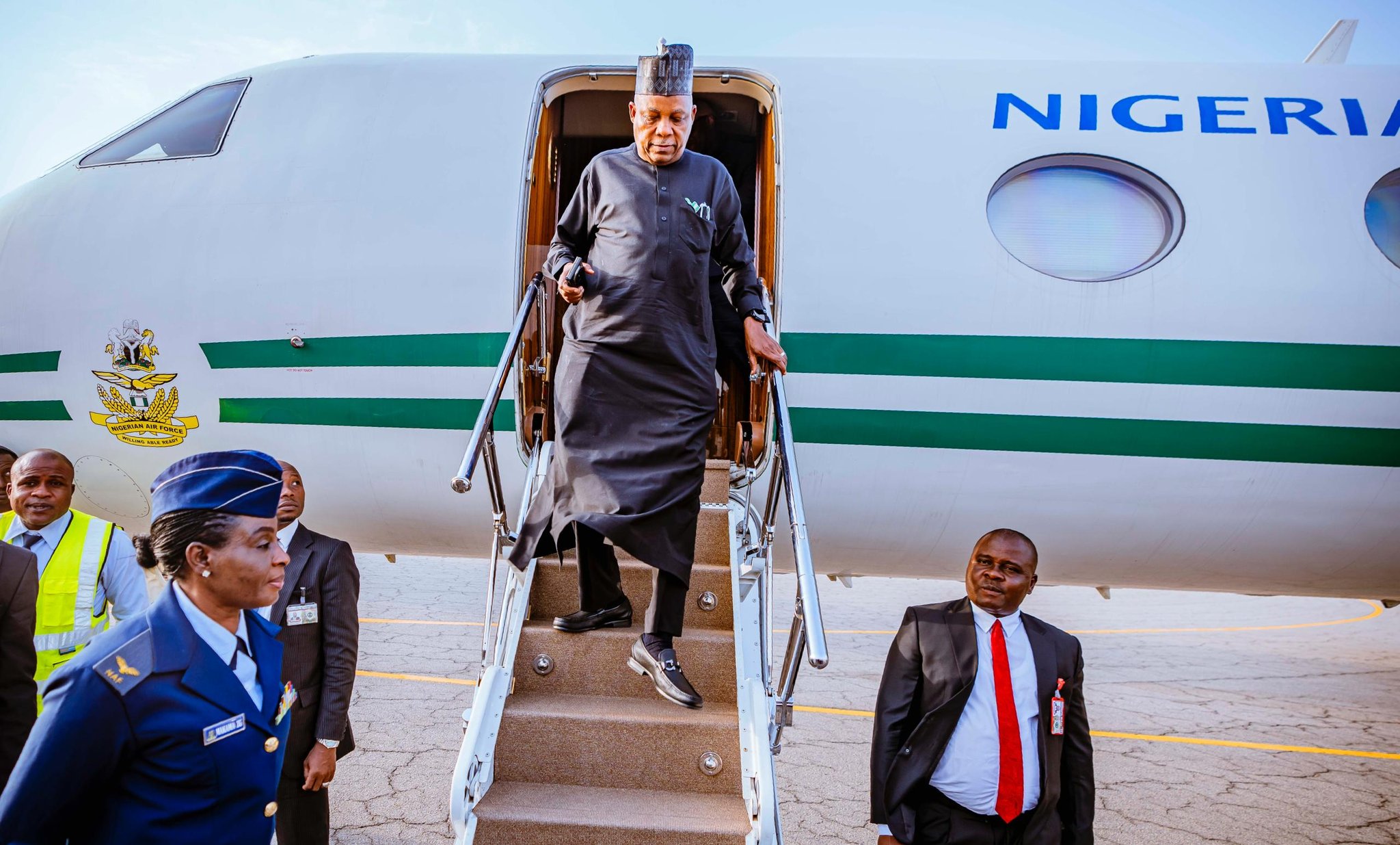 Shettima returns to Nigeria after attending WEF in Davos TheCable