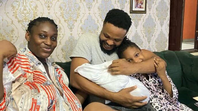 Actor David Nnaji, wife Amanda welcome baby boy