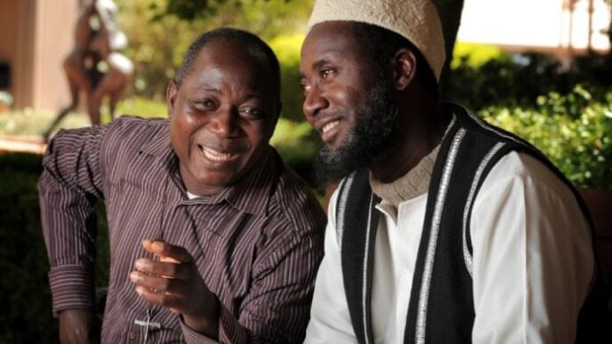 James Wuye and Muhammad Ashafa, the co-founders of the Interfaith Mediation Centre