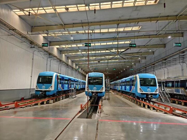 Lagos blue is up and running and a green line is under way