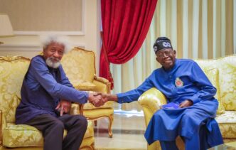 Wole Soyinka and President Bola Tinubu