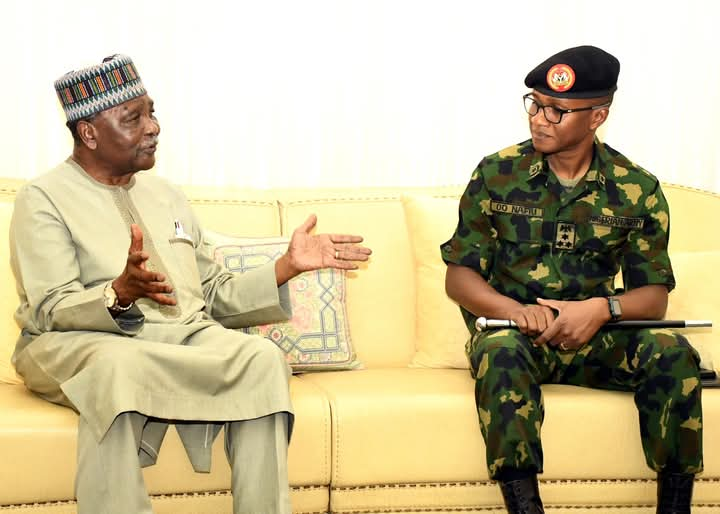 Gowon meets with DG Kunle Nafiu as NYSC marks 50 years in operation